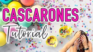 CASCARONES  How to Make Confetti Eggs  Cascarones Tutorial [upl. by Wassyngton]