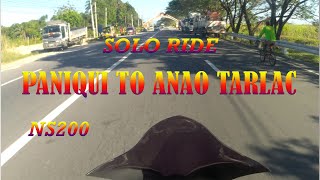 PANIQUI TARLAC TO ANAO TARLACKAWASAKI ROUSER NS200Reynolds MotoVlog [upl. by Llekcor]