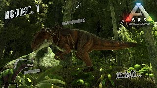 ยินดีต้อนเข้าเล้า Ornitholestes  Giganotosaurus l Ark Survival Evolved [upl. by Hannon]