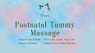 Postnatal Tummy Massage [upl. by Nileuqcaj]