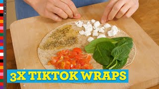 3x TikTok wraps  Gezond recept  Voedingscentrum [upl. by Atwater]