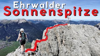 Ehrwalder SONNENSPITZE Bergtour  4k Überschreitung in der Mieminger Kette [upl. by Koah]