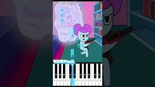 THE SIMPSONS GET ABSTRACTED Pibby x TADC BadMrYogurt Piano Tutorial [upl. by Crotty]