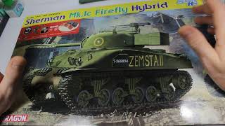 Dragon 135 Sherman Firefly Mk 1c Hybrid Model Review [upl. by Noakes]