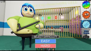 Inside Out 2 Barrys Prison Run OBBY  Roblox Easy Mod  Joy Escape [upl. by Alahcim]