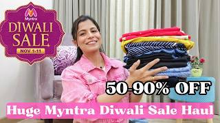 Best Kurta Sets l Myntra Diwali Sale Haul 50  90 off  Dream Simple [upl. by Weston]