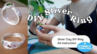 Create Your Own Stunning Silver Ring in 30 mins A StepbyStep Metal Clay Tutorial [upl. by Devora]