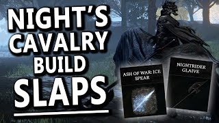 The Nightrider Glaive SLAPS  Nights Cavalry Build in Elden Ring [upl. by Oys]