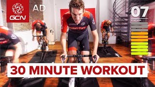 HIIT Indoor Cycling Workout  30 Minute Intervals Fitness Training [upl. by Ocisnarf]