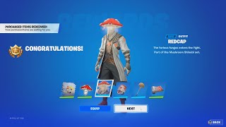 How To COMPLETE ALL REFER A FRIEND QUESTS in Fortnite Free Redcap Skin [upl. by Mlehliw]