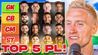 RANKING The Top 5 PL Players in EVERY Position 2324 [upl. by Ellehciram201]