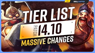 NEW TIER LIST for PATCH 1410  MASSIVE CHANGES [upl. by Hermine]