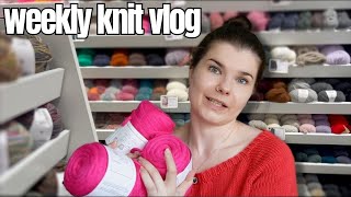 Garn Haul Tshirt Strickfieber und Mehr  Weekly Knitting Vlog [upl. by Susejedesoj]