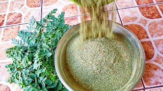 Paano gumawa ng Homemade Malunggay PowderHow to make moringa powderHomemade Malunggay powder [upl. by Ellecrad]