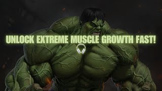 Unlock HulkLike Muscles Overnight 💪💥 Supercharged Muscle Growth Subliminal LISTEN 1X ‼️ [upl. by Felike]