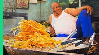 Sweet INDIAN STREET FOOD Tour in North India Indias Dessert Capital [upl. by Trebreh962]