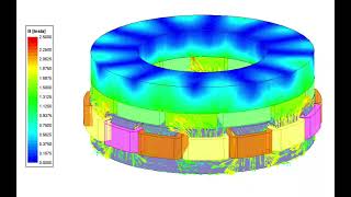 Design、simulation and performance calculation of axial flux motor Using RMxprt amp Maxwell software [upl. by Eidaj]