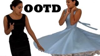 OOTD 2 Vintage Dresses with Corset  Lucys Corsetry [upl. by Esereht]