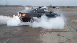 BMW e60 530d burnout 3ger automat [upl. by Adest]