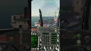 DCS F18 Carrier Landing [upl. by Krahling407]