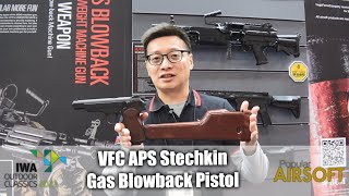 VFC APS Stechkin GBB Pistol At The IWA Outdoor Classics 2023 [upl. by Aiveneg473]