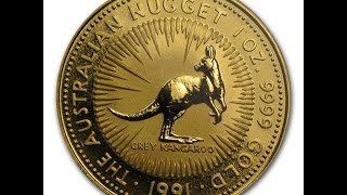 1991 GOLD 120 oz Kangaroo Australian Nugget [upl. by Jamie]