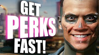 Cyberpunk 2077 perks FAST  How to get Cyberpunk perks easily [upl. by Coussoule129]