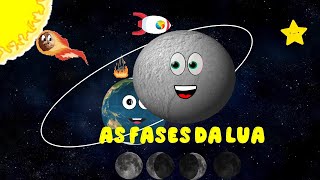 As Fases da Lua para Crianças [upl. by Eseekram879]