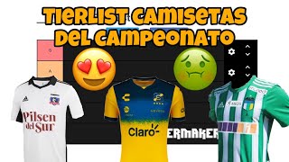 Tierlist camisetas del futbol chileno 2022 [upl. by Sawyor]