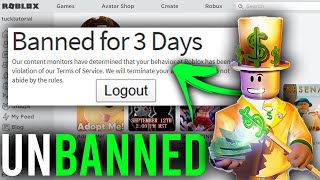 How To Get Unbanned From Roblox Quick amp Easy  Appeal Roblox Ban [upl. by Iruyas830]