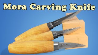 The BEST Sloyd Wood Carving Knives Mora 106 120 and 122 Review [upl. by Dearborn942]