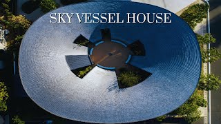 Curved Tile Roof and Circular Floor Plan  Sky Vessel House [upl. by Sixel]