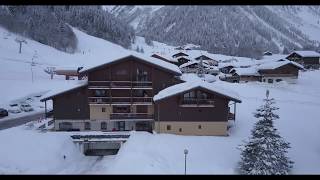 Ski Le Planay  Arêche Beaufort janvier 2018 [upl. by Hahsi]