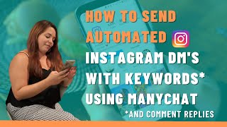 How To Send Automated Messages on Instagram with Keywords amp Comment Replies UPDATED TO 2023 [upl. by Waterman]