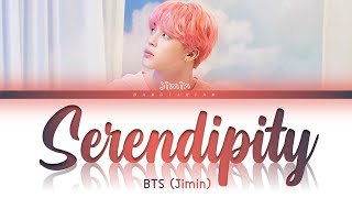 BTS JIMIN Serendipity Lyrics FULL LENGTH EDITION Color Coded Lyrics [upl. by Anawak709]