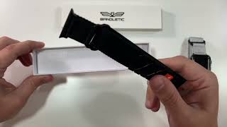 Bandletic Nylon Apple Watch Band Demo [upl. by Eipper975]