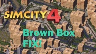 SimCity 4 Rush HourDeluxe  Brown Boxes fix amp Transparent lots [upl. by Tayler150]