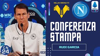 Conferenza stampa Garcia per Verona Napoli🎙 VIDEO INTEGRALE 🔴 Serie A [upl. by Hairahcez]