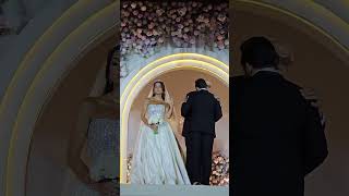 An Emotional Bridal Entrance Moment with Her Father [upl. by Odnarb]