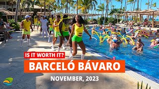 Barceló Bávaro Palace  Prices Rooms Restaurant Activities Beach  Recent Review November 2023 [upl. by Jessamine]