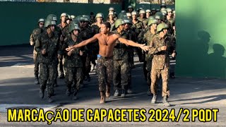 Marcação de Capacetes do 20242 Estágio Básico Paraquedista e Saída do 241 da Área de Estágios 🦅 [upl. by Nwavahs]