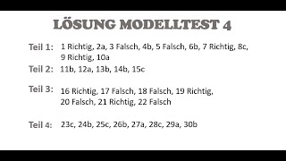 Prüfungstraining B1  Modelltest 4 Hören Teil 4  Prüfungsvorbereitung Goethe ÖSDZertifikat B1 [upl. by Kcirdde]