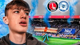 PYRO LIMBS amp WINNER in CHARLTON VS PETERBOROUGH UNITED [upl. by Tnarb134]