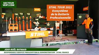 STIHL FRANCE  JeanNoël RAYNAUD présente le nouvel Ecosystème de la Batterie Professionnelle quot2022quot [upl. by Vanna920]