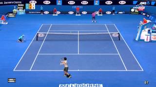 Tennis Elbow 2013 Federer vs Nadal Australian open 2013 [upl. by Izy588]