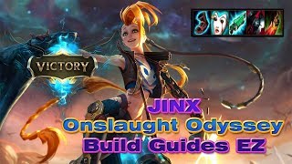 Odyssey Onslaught The Hardest Mode How to Beat With Jinx Best Augments Build Guide Full Gameplay [upl. by Amary]