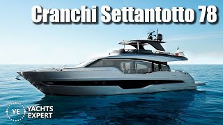 Cranchi Settantotto 78 Dusseldorf Boat Show 2024  Yachts Expert cranchisettantotto78 [upl. by Alberik]