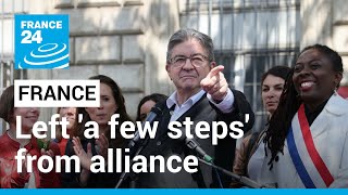 French left a few steps from broad alliance to counter Macron in parliamentary polls • FRANCE 24 [upl. by Carolina]