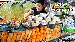 GOTOHAN KANTO sa MONUMENTO Caloocan City Manila  Goto Laman Loob Filipino Street Food HD [upl. by Dream]