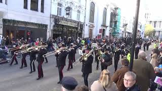 Lord Mayors Show 2023 Band of the Royal Yeonmanry [upl. by Lyrrehs688]